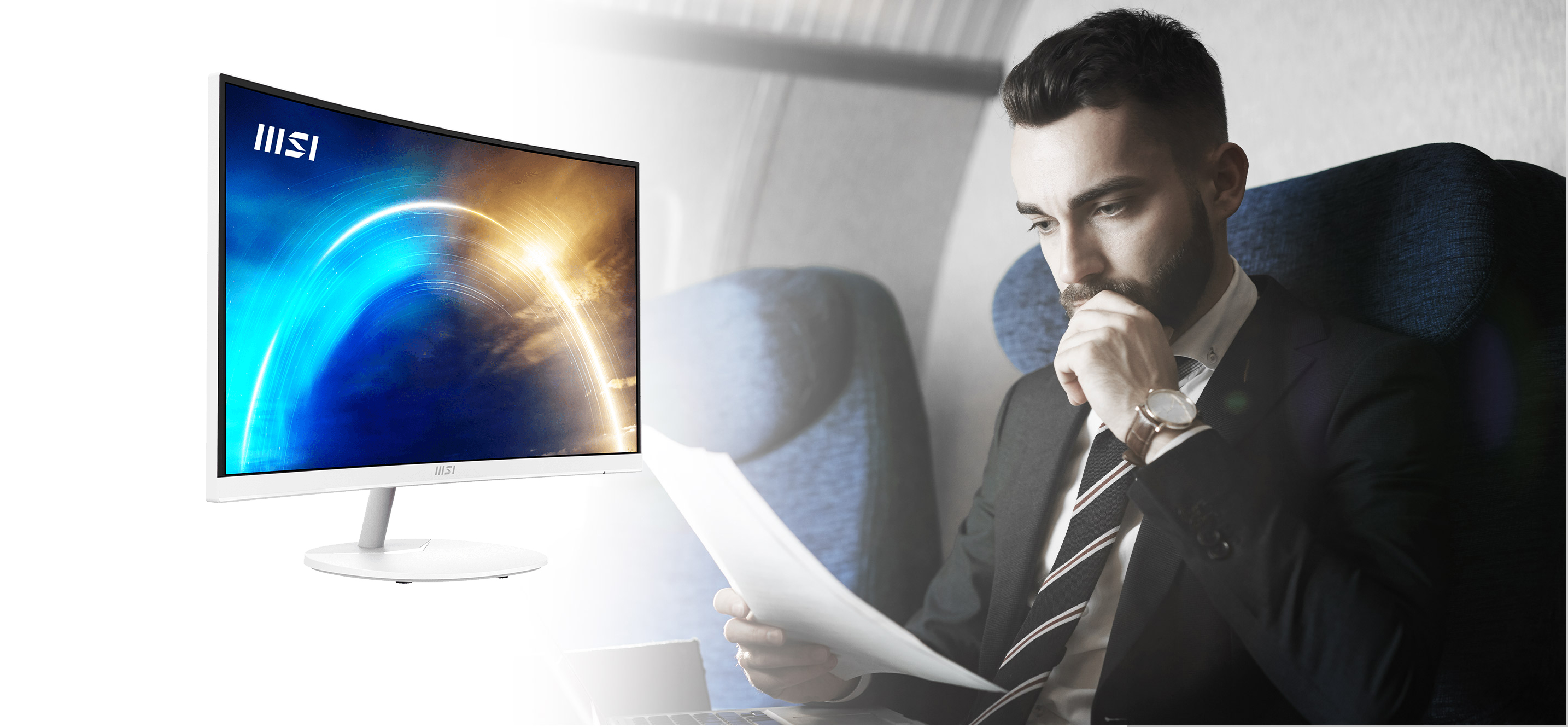 MSI PRO MP271CAW Curved Computer Monitor